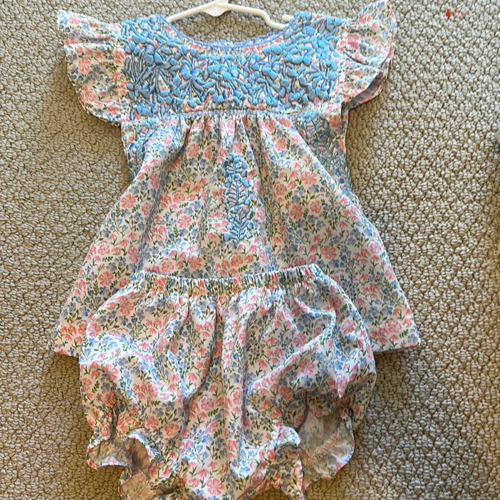 Toddler girl bloomer set